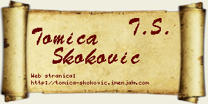 Tomica Skoković vizit kartica